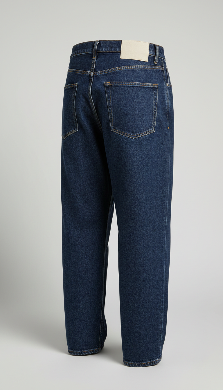 Relaxed Fit Organic Cotton Jeans