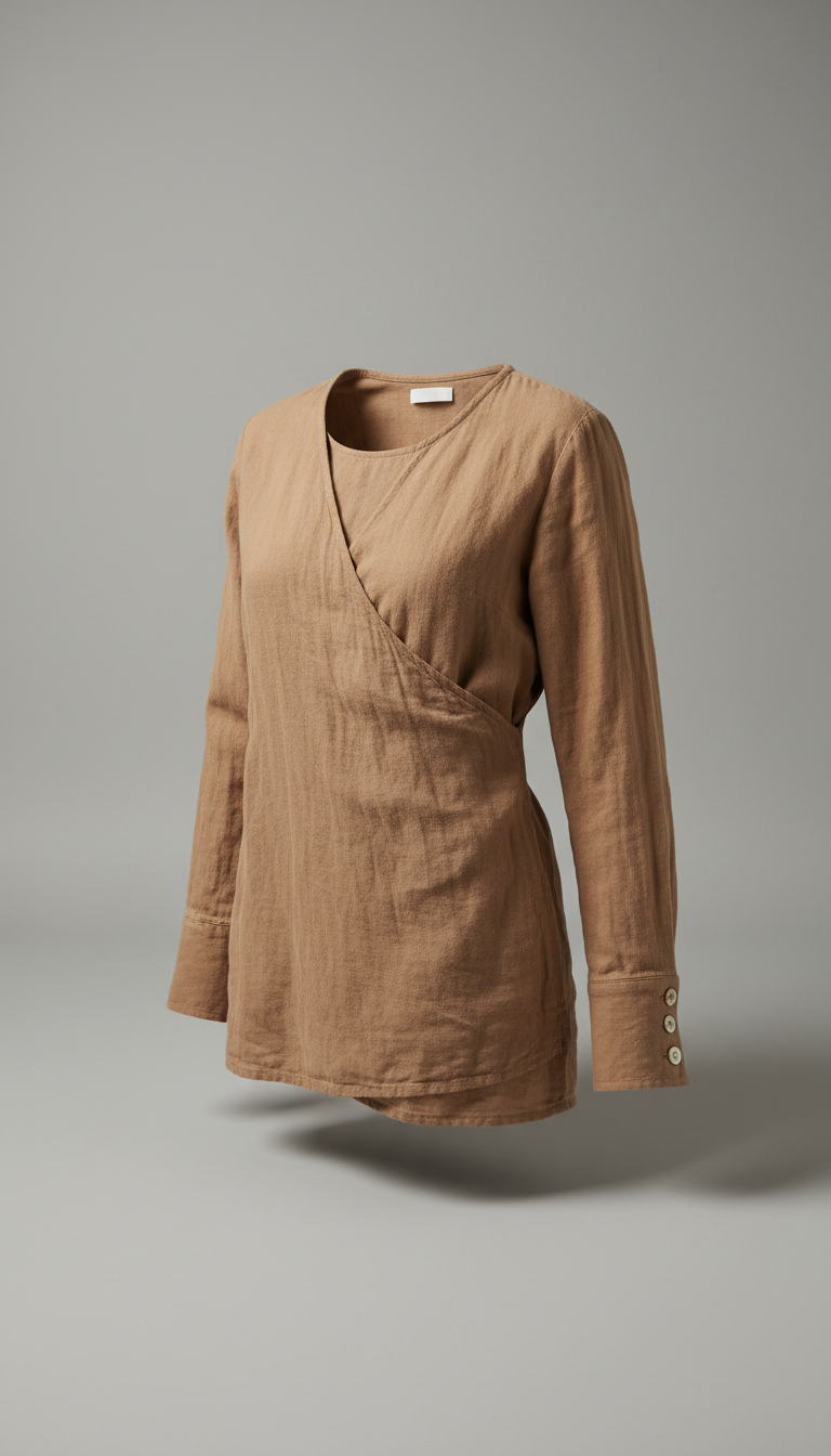 Taupe Crewneck T-Shirt