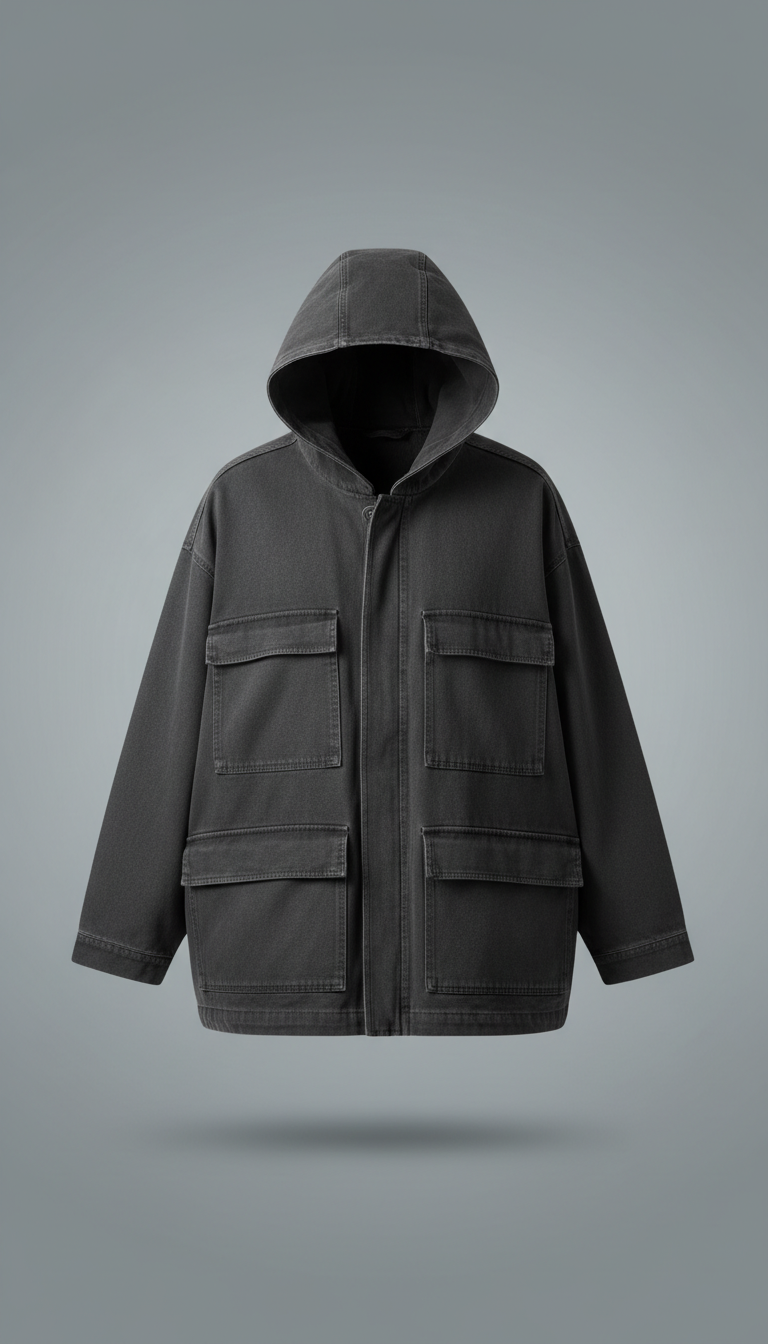 Oversized Fit Streetwear Jacket