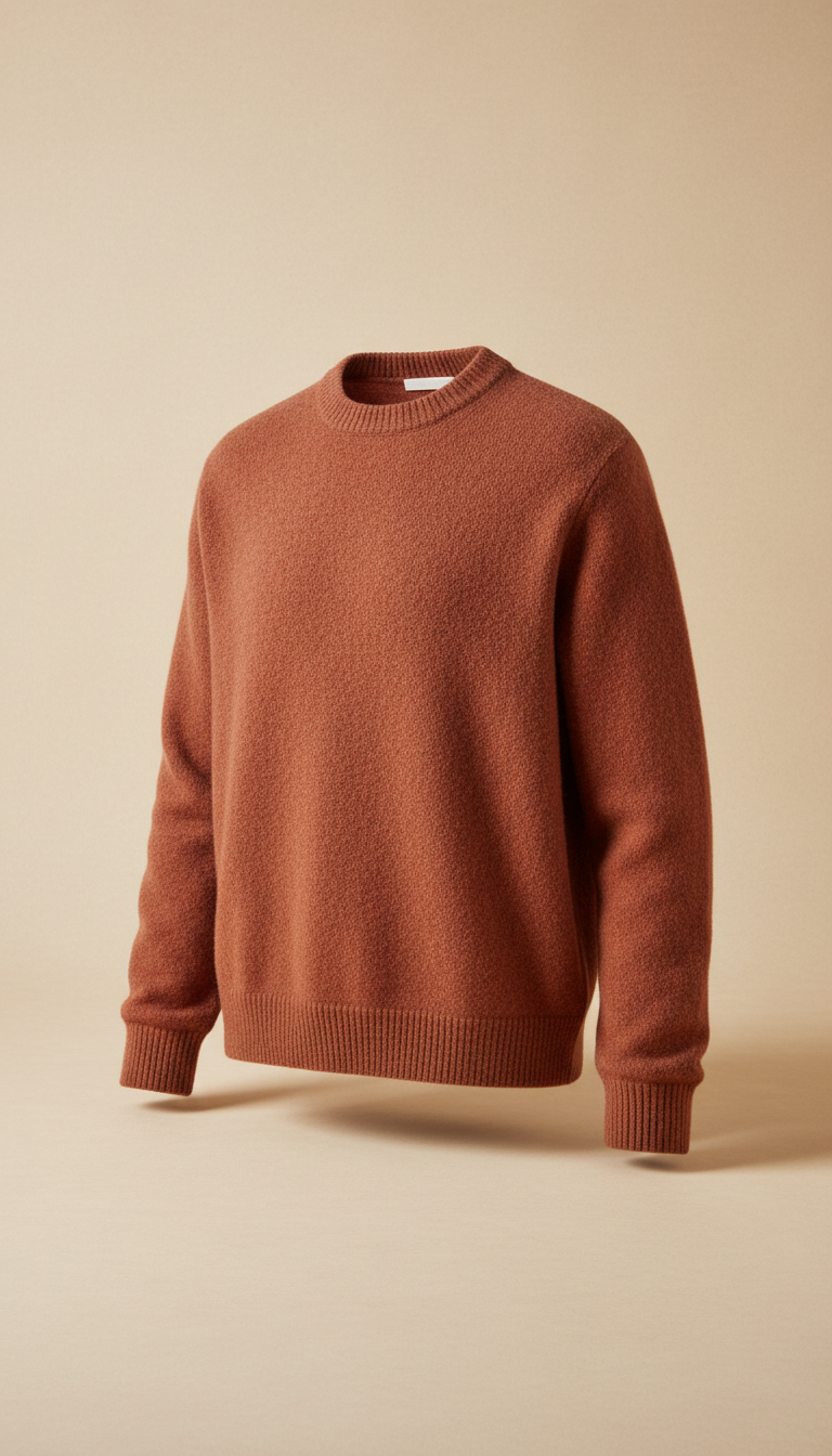 Terracotta Wool Pullover