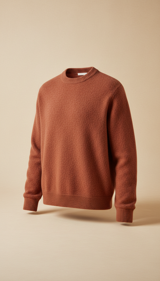 Terracotta Wool Pullover