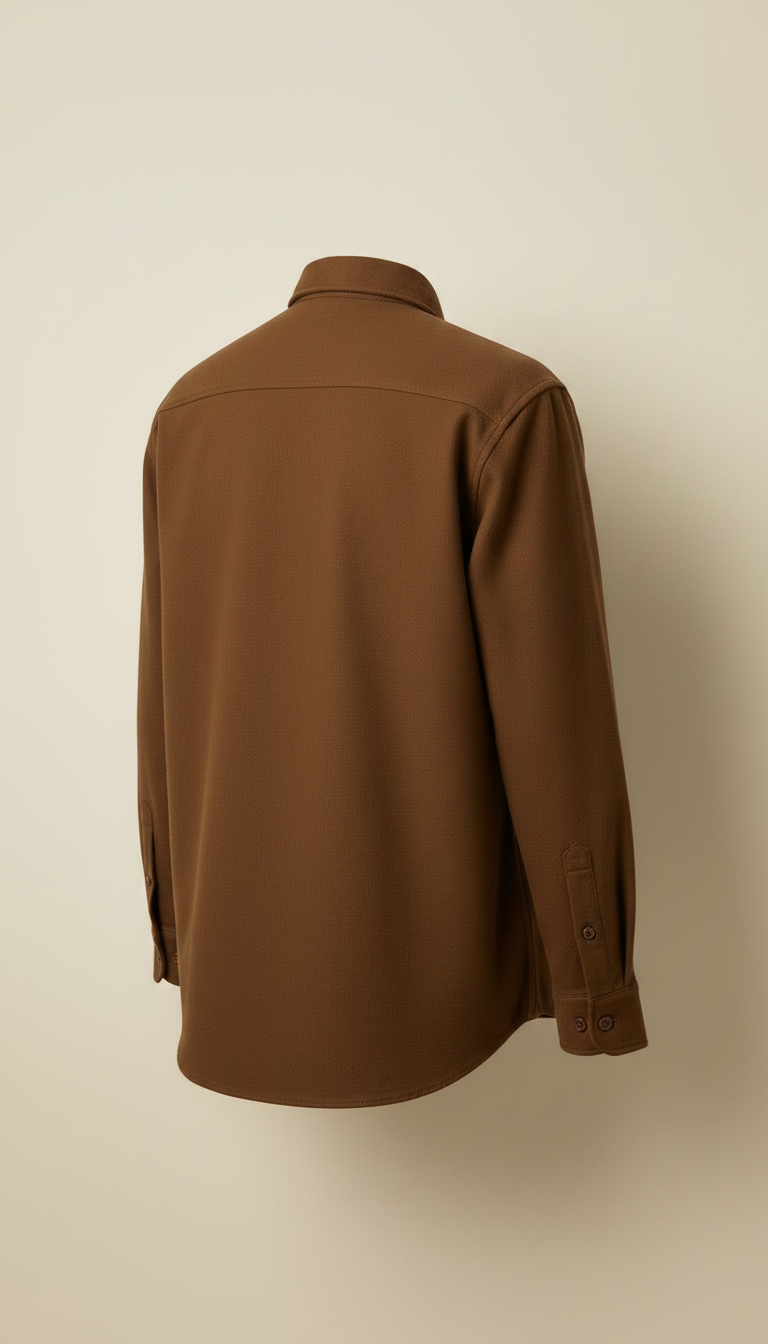Espresso Tone Button-Up Shirt