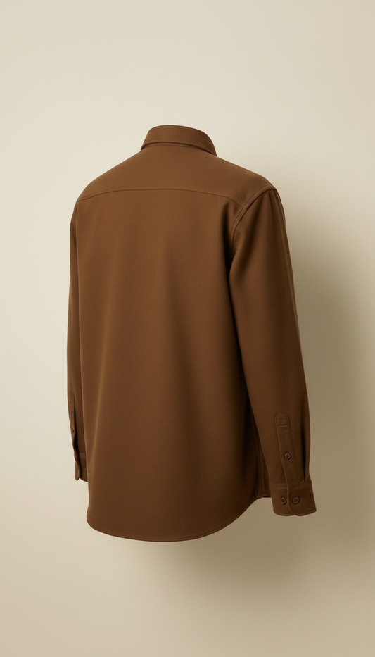 Espresso Tone Button-Up Shirt