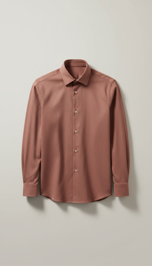 Rosewood Tailored Cotton Shirt