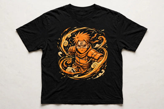 Anime Orange Ninja T-Shirt