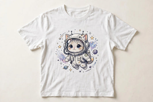 Anime Space Cat T-Shirt