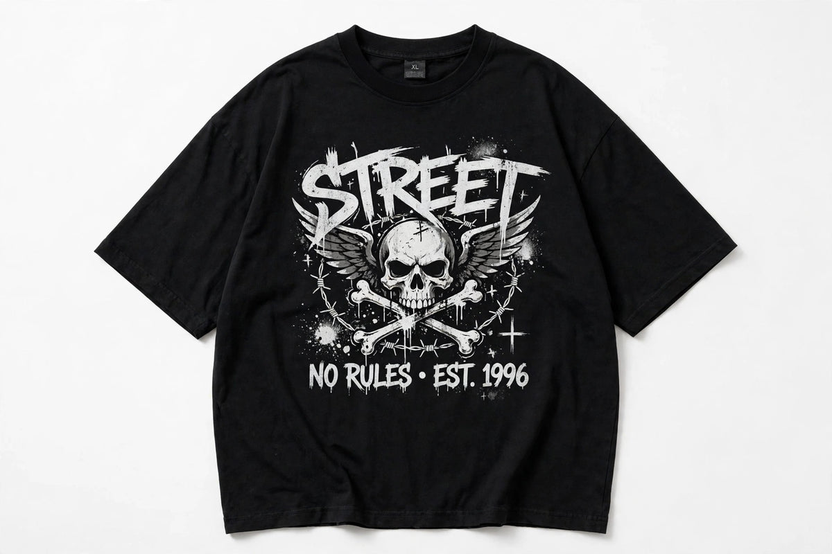 Women's Oversized Street Graphic Tee